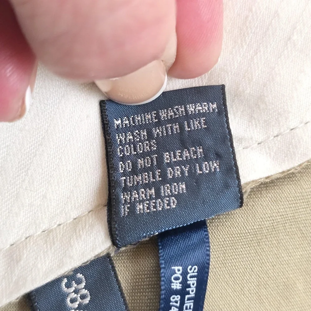 Polo Ralph Lauren Prospect Pants Mens 38x31 Beige Chino 100% Cotton Casual Khaki